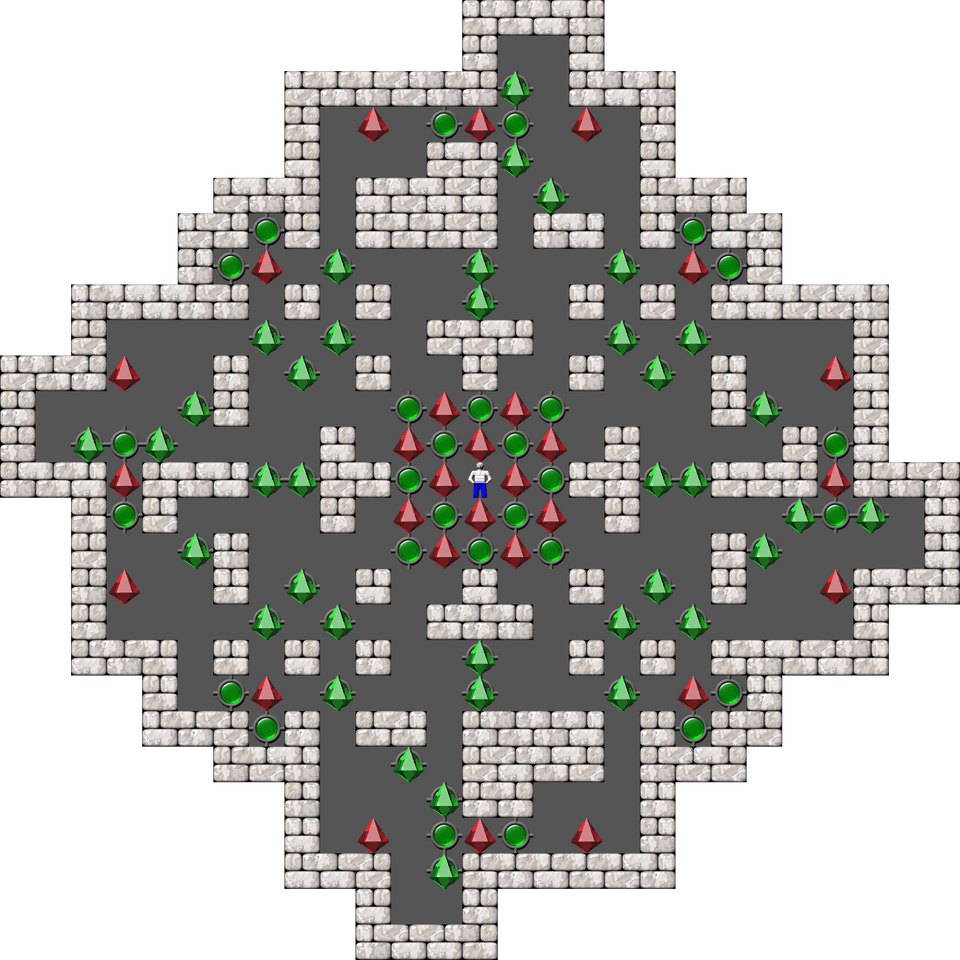 Sokoban David W. Skinner Arranged level 352